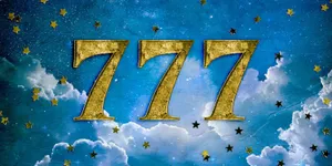 Angel_ Number_777_ Celestial_ Background Wallpaper