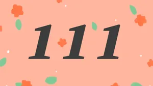 Angel Number111 Spiritual Meaning Wallpaper