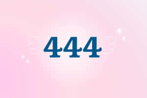 Angel Number444_ Halo And Wings Wallpaper