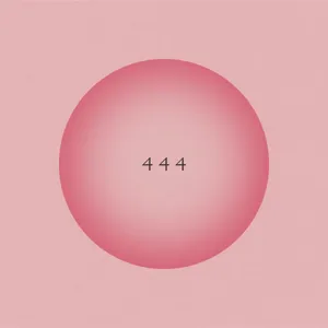 Angel Number444 Pink Background Wallpaper