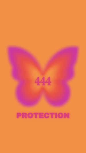 Angel Number444 Protection Butterfly Wallpaper