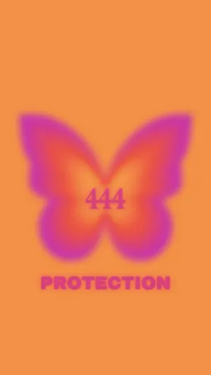 Angel Number444 Protection Butterfly Wallpaper