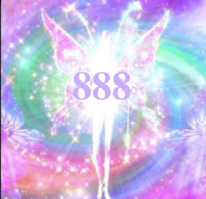 Angel Number888 Spiritual Illustration Wallpaper