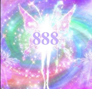 Angel Number888 Spiritual Illustration Wallpaper