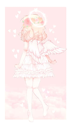 Angel Softie Aesthetic Artwork Wallpaper