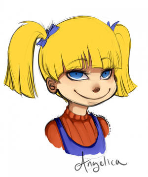 Angelica Pickles Drawing Wallpaper