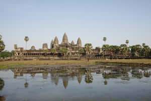 Angkor Thom In Cambodia Desktop Wallpaper