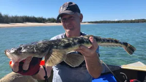 Anglerwith Flathead Catch.jpg Wallpaper