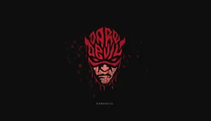 Angry Daredevil Abstract Wallpaper