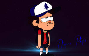 Angry Dipper Pines Art Wallpaper