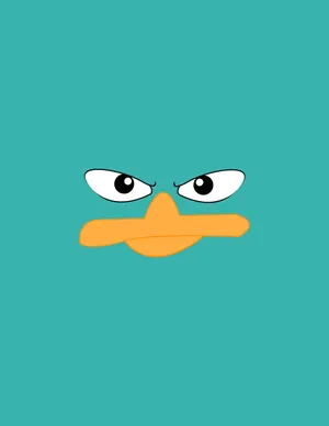 Angry Duck Face Wallpaper