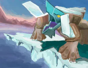 Angry Hisuian Avalugg Wallpaper