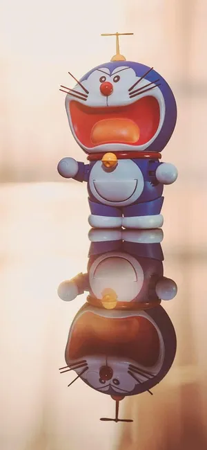 Angry Mechanical Toy Doraemon Iphone Wallpaper
