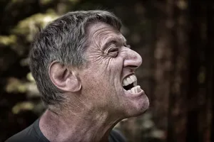 Angry Old Man Wallpaper