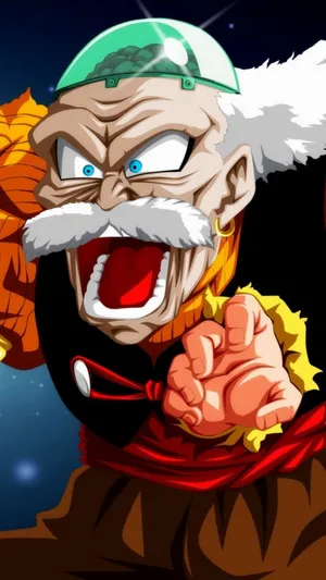 Angry Scientist Dr Gero D B Z Wallpaper