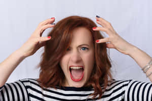 Angry Woman Yelling Expression.jpg Wallpaper