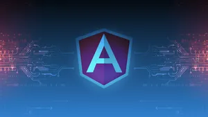 Angular Course Logo Wallpaper