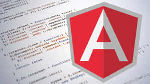 Angular Logo And Codes Wallpaper