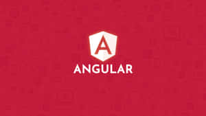Angular Red Logo Wallpaper