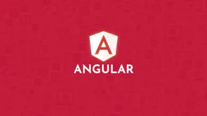 Angular Red Logo Wallpaper