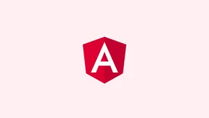 Angular Simple Logo Design Wallpaper