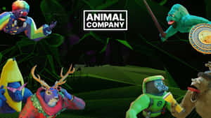 Animal Company Characters Battle Wallpaper