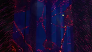 Animal Company Dark Forest Scene Wallpaper