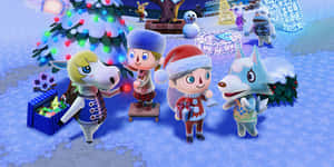 Animal Crossing Winter Official Art Wallpaper