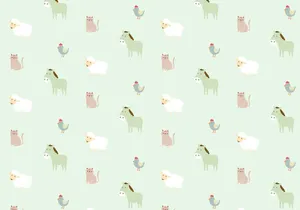 Animal Cute Pastel Colors Wallpaper