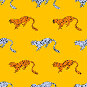 Animal Pattern Cute Cheetah Print Wallpaper