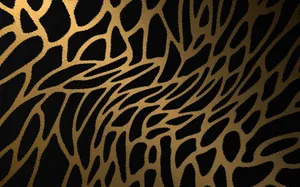Animal Print Cheetah Brown Black Wallpaper