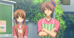 Animated Bakery Staff Wallpaper