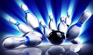 Animated Bowling Strike Wallpaper