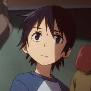 Animated Boy With Blue Eyes Wallpaper