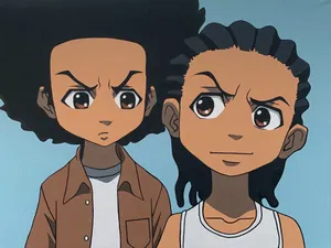 Animated Brothers Portrait Wallpaper