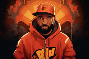 Animated Bun B Portrait Wallpaper