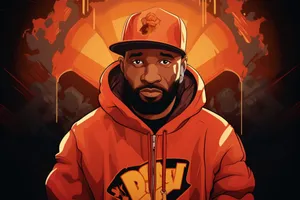 Animated Bun B Portrait Wallpaper