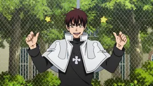 Animated Character Celebratory Pose Wallpaper