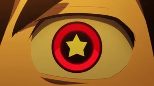 Animated Character Eyewith Star Pupil Wallpaper