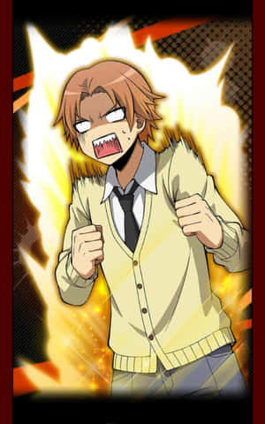 Animated Character Fired Up Wallpaper