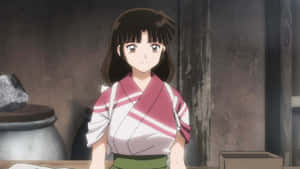 Animated Character Sango Smile Wallpaper