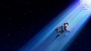 Animated Character Space Adventure Wallpaper