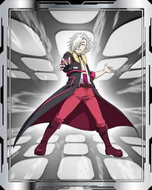 Animated Character Suoh Genji Stance Wallpaper