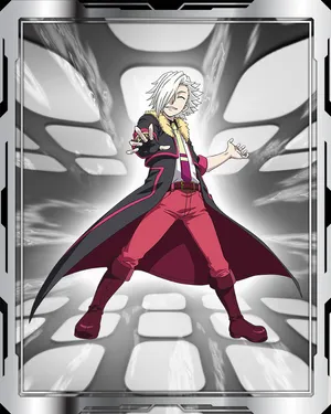 Animated Character Suoh Genji Stance Wallpaper