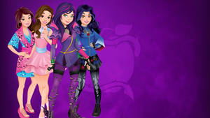 Animated Characters Descendants 2 Wallpaper