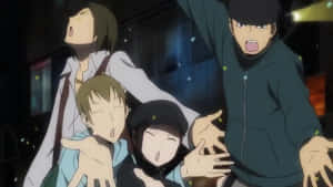 Animated Characters Fun Moment Wallpaper