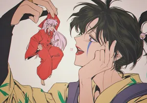 Animated Characters Playful Moment Wallpaper