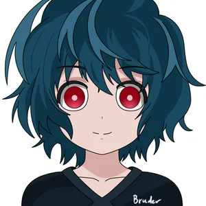 Animated Characterwith Red Eyes Wallpaper