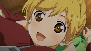 Animated Child Surprised Expression Wallpaper