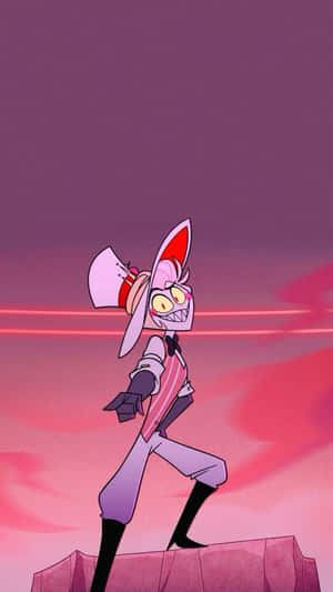 Animated Demon Character Red Sky Wallpaper